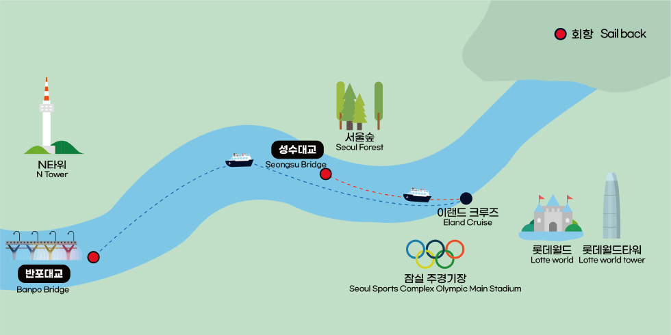 잠실 선착장 지도